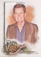 2022 Topps Allen & Ginter #292 Charlie Sheen Baseball Card