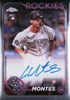 2024 Topps Chrome Rookie Autographs #RACMO Coco Montes Baseball Card