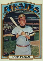 1972 Topps #701 Jose Pagan Baseball Card