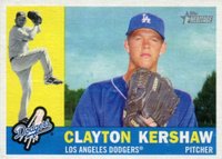 2009 Topps Heritage  #343 Clayton Kershaw Baseball Card