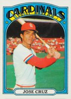 1972 Topps #107 Jose Cruz Baseball Card