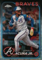 2024 Topps Chrome Logofractor Edition #250 Ronald Acuna Jr. Baseball Card