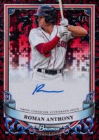 2024 Bowman Sterling Prospect Autographs #PARA Roman Anthony Red Sterling Scintillate Baseball Card