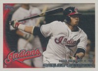 2010 Topps Update #US307 Carlos Santana Baseball Card