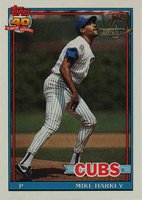 1991 Topps Desert Shield #376 Mike Harkey Baseball Card