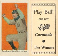 1909 Nadja Caramel # Hugh Jennings Baseball Card
