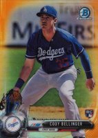 2017 Bowman Chrome #27 Cody Bellinger Orange Refractor Baseball Card