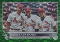 2022 Topps Update #US168 Albert Pujols/Yadier Molina Green Foil Baseball Card