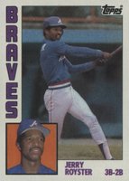 1984 Topps #572 Jerry Royster Baseball Card