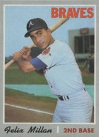 1970 Topps #710 Felix Millan Baseball Card