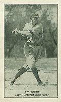 1921 National Caramel # Ty Cobb Baseball Card