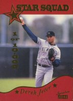 1995 Signature Rookies Star Squad #3 Derek Jeter Baseball Card