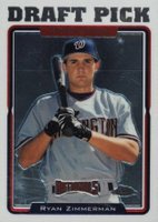 2005 Topps Chrome Updates & Highlights #UH208 Ryan Zimmerman Baseball Card