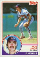 1983 Topps #790 Bob Grich Baseball Card