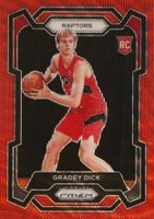 2023 Panini Prizm #134 Gradey Dick Ruby Wave Basketball Card