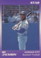 1990 Star Bo Jackson #8 Bo Jackson Baseball/Football-Glossy Baseball Card