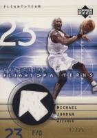 2001 Upper Deck Flight Team Superstar Flight Patterns #MJ Michael Jordan Gold Basketball Card