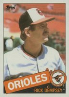 1985 Topps #521 Rick Dempsey Baseball Card