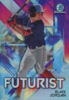 2021 Bowman Chrome Futurist #BJ Blaze Jordan Baseball Card