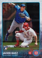 2015 Topps #315 Javier Baez Rainbow Foil Baseball Card
