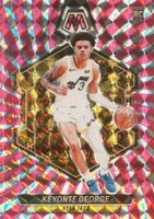 2023 Panini Mosaic #222 Keyonte George Pink Swirl Fotl Basketball Card