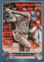 2022 Topps UK Edition #1 Shohei Ohtani Blue Baseball Card