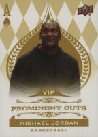 2022 Upper Deck National VIP Prominent Cuts #VIP1 Michael Jordan Basketball Card