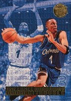 1995 Ultra Double Trouble #2 Anfernee Hardaway Gold Medallion Basketball Card