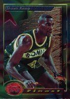 1993 Finest #136 Shawn Kemp Card # Error Basketball Card