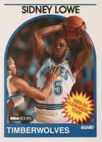 1989 Hoops #313 Sidney Lowe Basketball Card