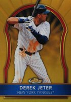 2011 Finest #28 Derek Jeter Gold Refractor Baseball Card