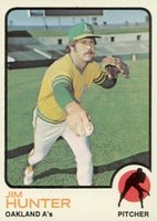 1973 Topps #235 Jim Hunter Baseball Card