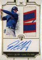 2024 Topps Definitive Collection Definitive Rookie Patch Autographs #DRPCPC Pete Crow-Armstrong Baseball Card