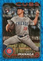2024 Topps #442 Shota Imanaga Blue Foil Baseball Card