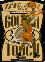 1997 Skybox Premium Golden Touch #1GT Michael Jordan Basketball Card