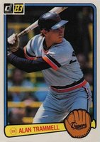 1983 Donruss #207 Alan Trammell Baseball Card