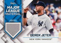 2022 Topps Major League Material #MLMDJ Derek Jeter Series 2 Baseball Card