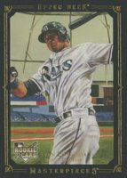 2008 Upper Deck Masterpieces #7 Evan Longoria Framed Black Baseball Card