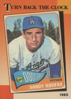 1990 Topps Tiffany #665 Sandy Koufax Baseball Card