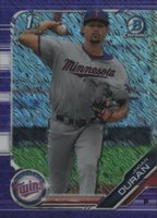 2019 Bowman Chrome Prospects #BCP225 Jhoan Duran Purple Shimmer Baseball Card