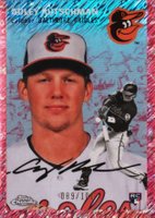 2023 Topps Chrome Platinum Anniversary #400 Adley Rutschman Platinum Toile Cream/Fuchsia Lava Refractor Baseball Card