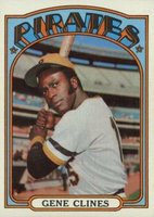 1972 Topps #152 Gene Clines Baseball Card