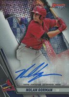 2019 Bowman's Best Best of 2019 Autographs #B19NG Nolan Gorman Baseball Card