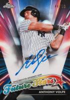 2024 Topps Chrome Future Stars Autographs #FSAAV Anthony Volpe Baseball Card