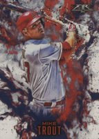 2016 Topps Update Fire #F-4 Mike Trout Baseball Card