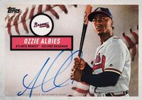 2019 Topps Brooklyn Collection Autographs #OAL Ozzie Albies Baseball Card