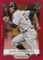 2012 Panini Prizm #67 Alex Rodriguez Red Prizm Baseball Card