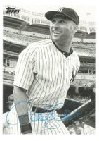 2014 Topps Archives 1969 Deckle Minis #DJ Derek Jeter Baseball Card