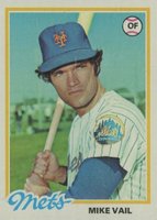 1978 Topps #69 Mike Vail Baseball Card