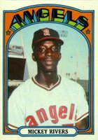 1972 Topps #272 Mickey Rivers Baseball Card